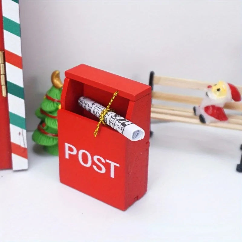 1:12 Miniature Dollhouse Mailbox & Newspaper Holiday Decor Dollhouse Miniature Babs