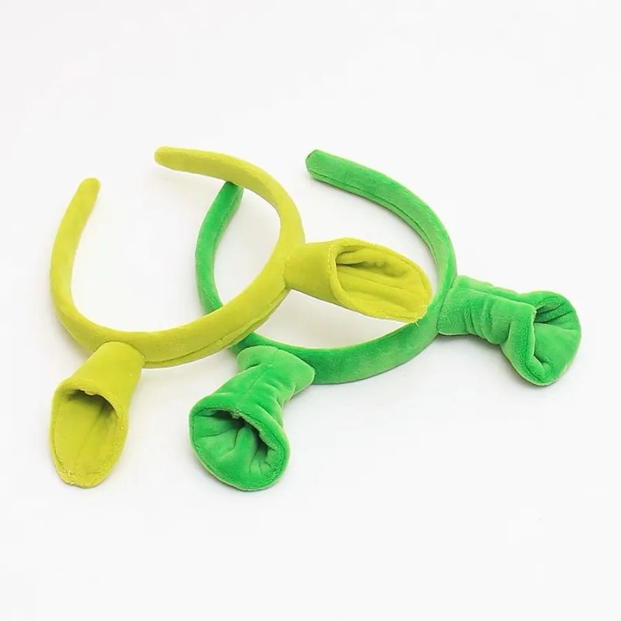 Shrek Plush Ogre Ears Headband – Novelty Party Hair Hoop Novelty Headband Babs