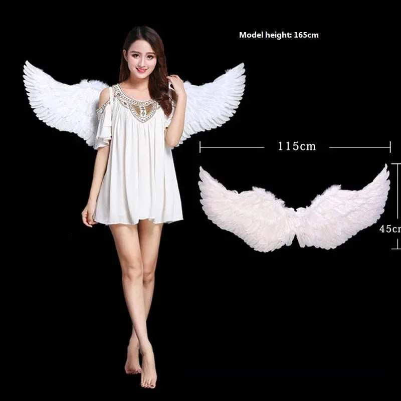 Girls Fairy Costume Set – Feather Wings, Tutu Skirt, Halo & Wand Girls Fairy Costume Babs