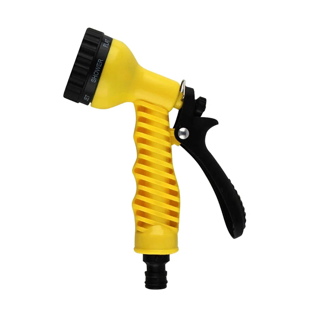 8-Mode High-Pressure Garden Hose Nozzle – Car Wash & Watering Garden Hose Nozzle Babs Yellow