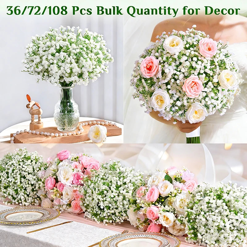 35cm Artificial Starry Sky Flower Head for Wedding & Home Décor Artificial Flower Head Babs