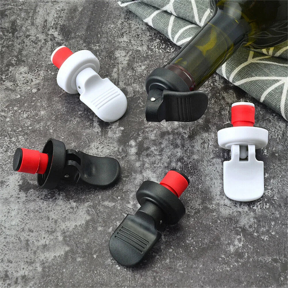 Hand Press Wine Bottle Stopper – Airtight Rubber Seal Cap Wine Bottle Stopper Babs