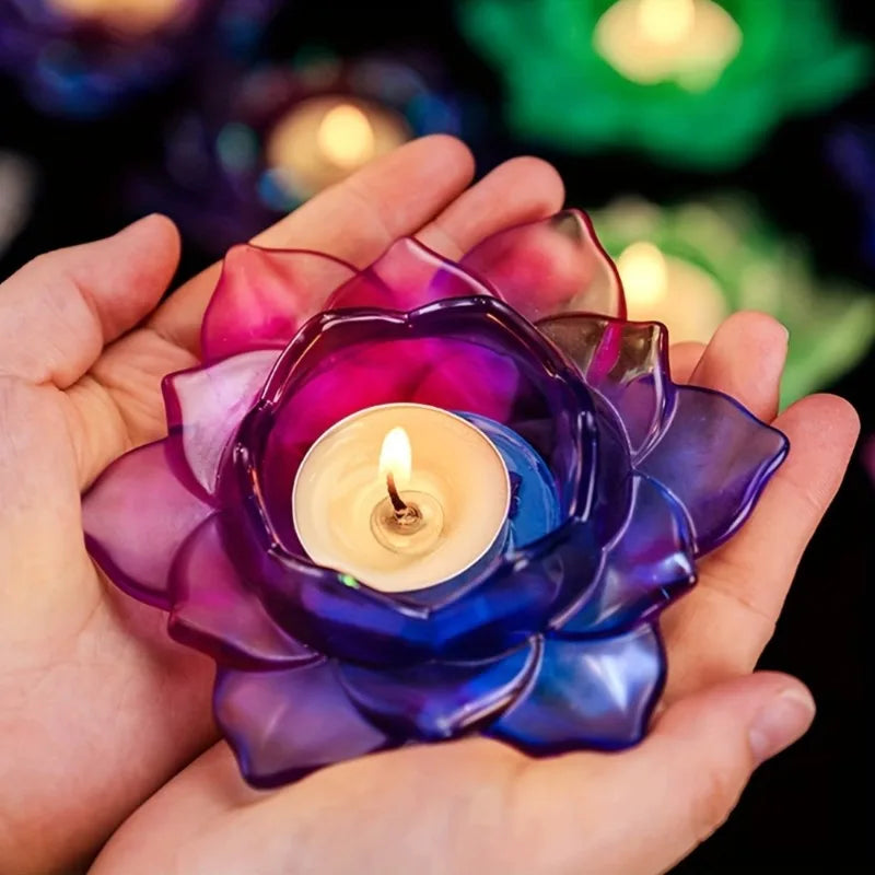 Lotus Flower Silicone Resin Mold for Candle Holder & Jewelry Silicone Craft Mold Babs
