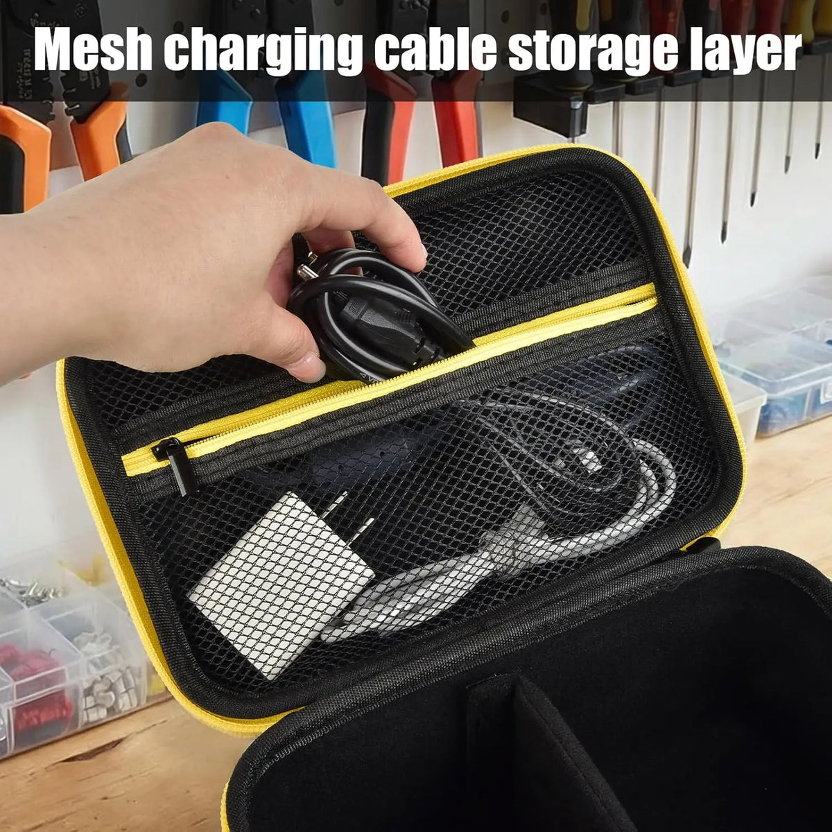 Hard Case for 200–220W Power Inverters & 18V 20V Batteries Inverter Carrying Case Babs