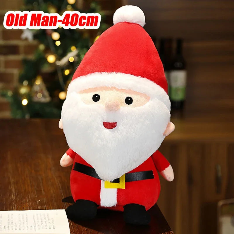 Santa Claus Plush Doll – Snowman & Reindeer Christmas Toy Christmas Plush Doll Babs Old man 40cm