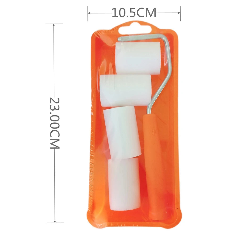 2 Inch Small Paint Roller Kit – Foam Roller, Tray & Liner Set Paint Roller Kit Babs