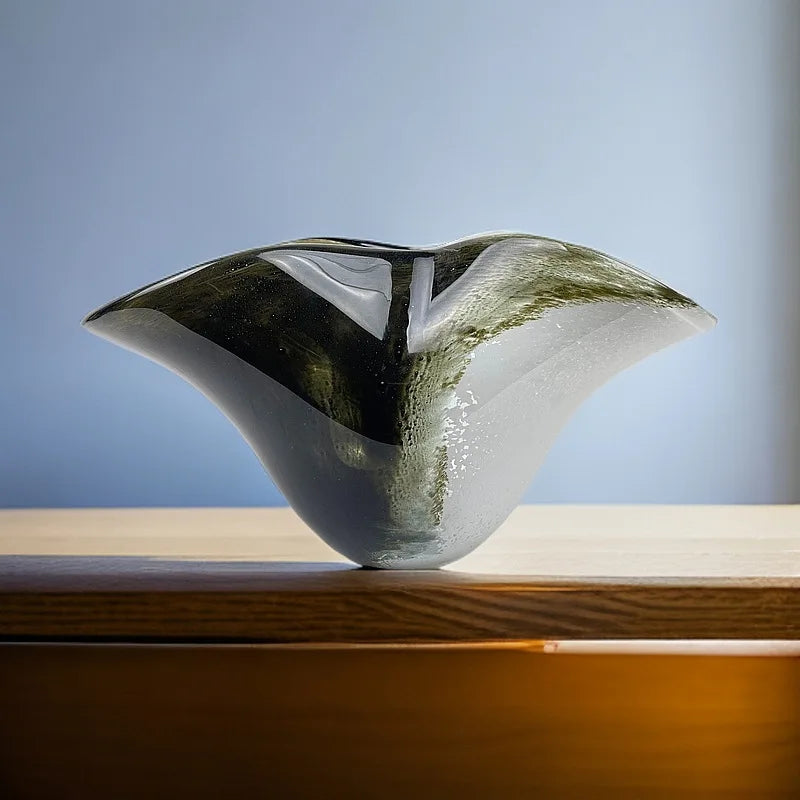 Modern Luxury Glass Vase | Minimalist Home Décor Flower Vase Decorative Glass Vase Babs