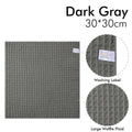 Barista Bar Towel – Super Absorbent Lint-Free Microfiber Cloth Microfiber Cleaning Cloth Babs Darkgray 1pc