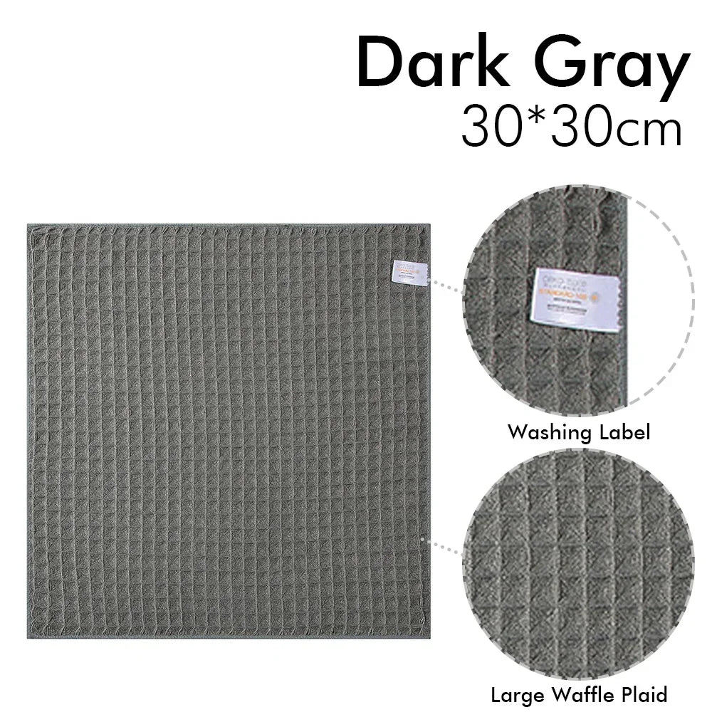 Barista Bar Towel – Super Absorbent Lint-Free Microfiber Cloth Microfiber Cleaning Cloth Babs Darkgray 1pc