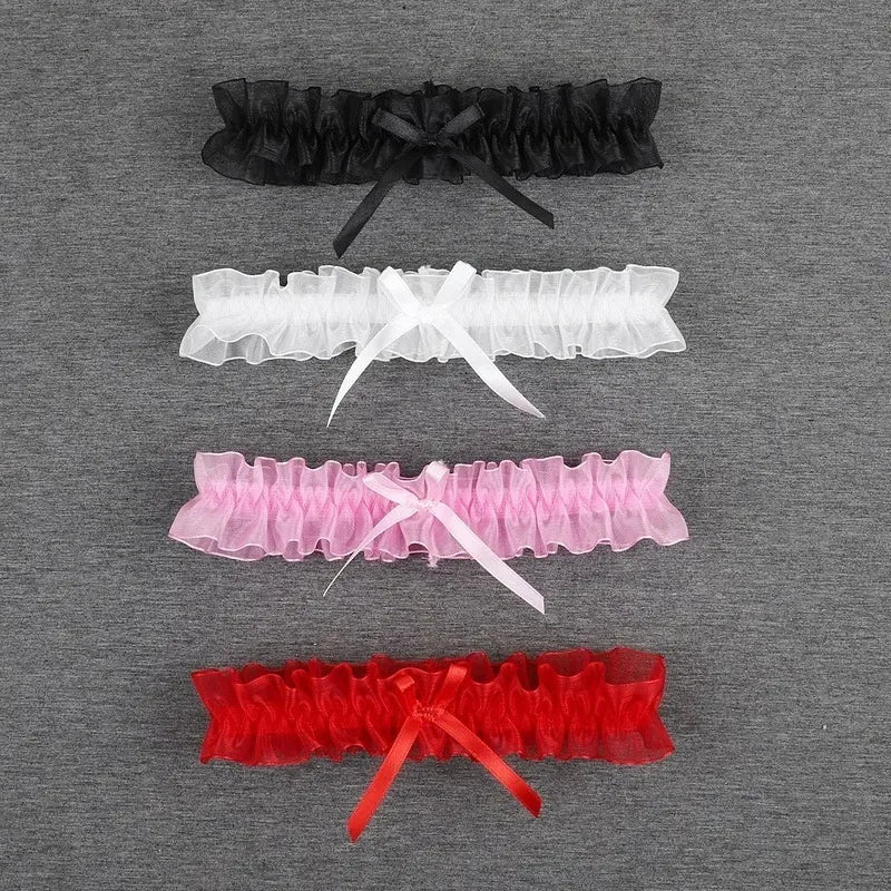 Women's Lace Bowknot Garter Belt – Bridal & Cosplay Thigh Ring Lace Garter Belt Babs