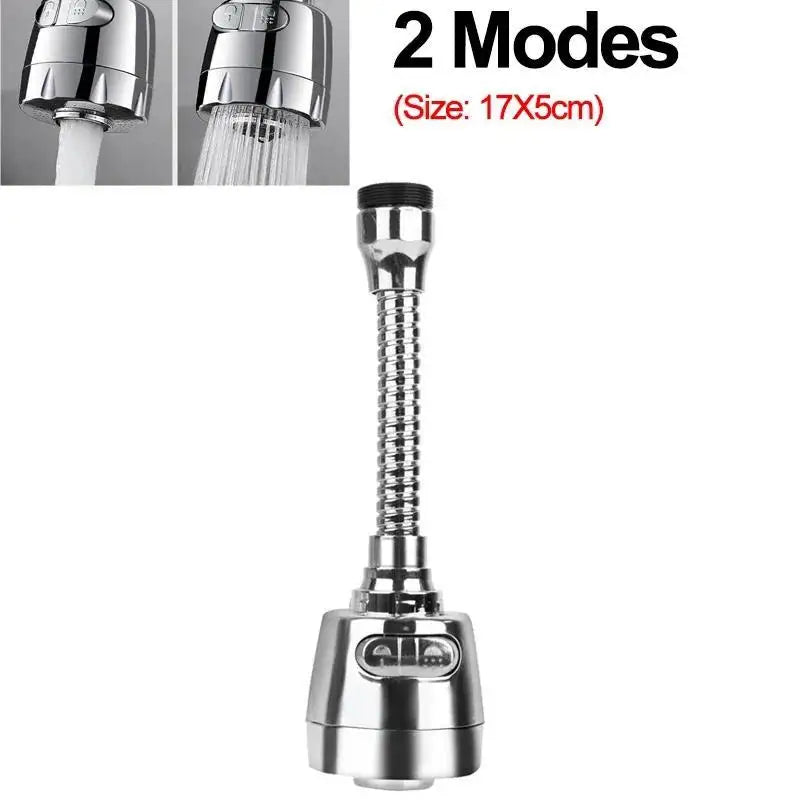 360° Rotating Kitchen Faucet Aerator – 2/3 Mode Water Saver Faucet Aerator Adapter Babs