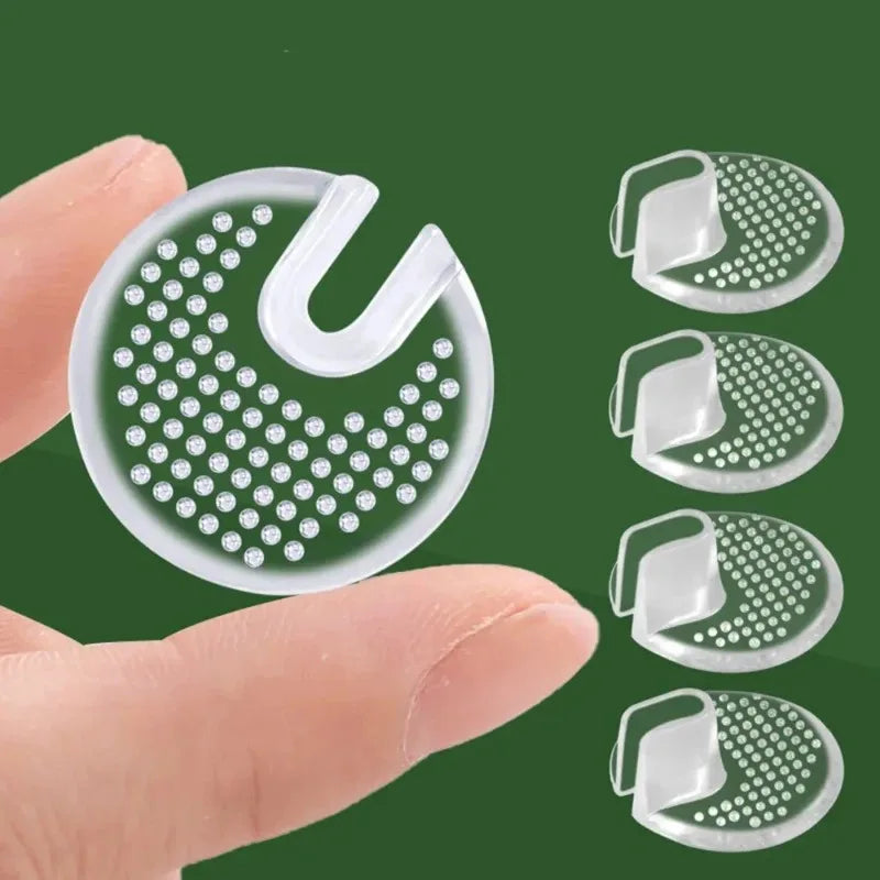 Silicone Forefoot Gel Cushion Pads – Anti-Slip for Sandals (2/4pc) Gel Forefoot Insoles Babs