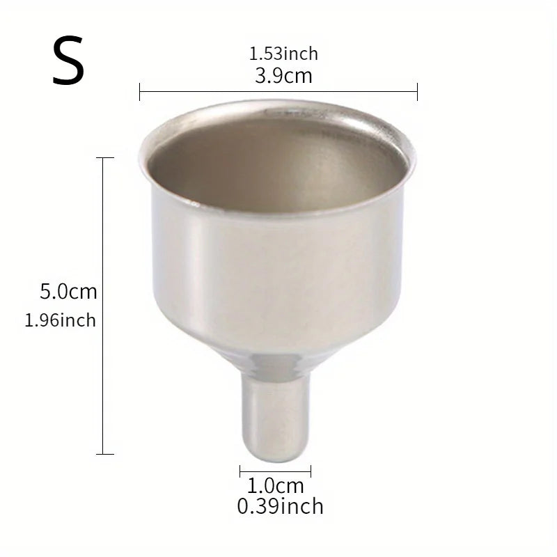 Stainless Steel Kitchen Funnel for Oil, Wine & Liquids Kitchen Funnel Babs S