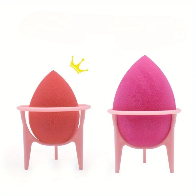2pcs Makeup Sponge Puff Storage Rack & Beauty Egg Holder Makeup Sponge Holder Babs
