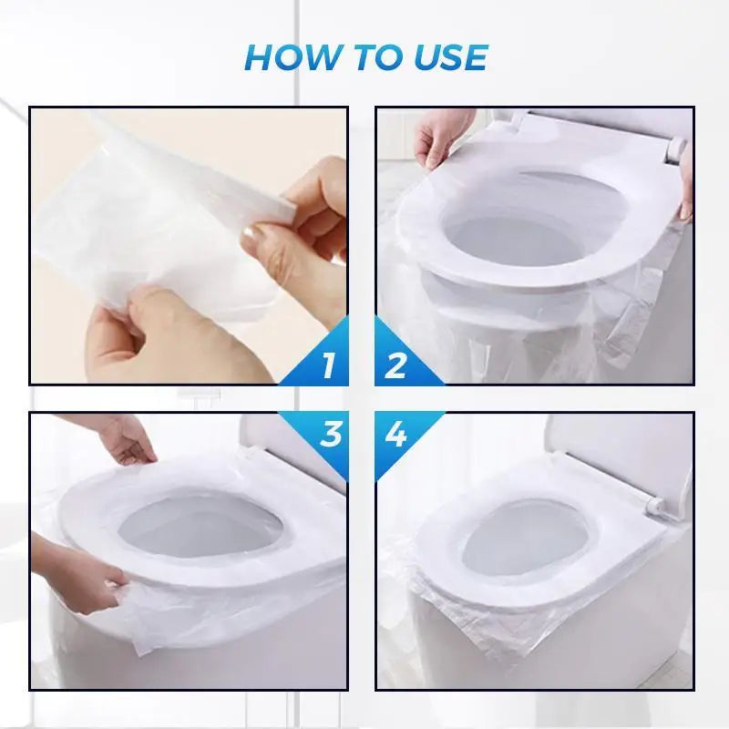 Disposable Toilet Seat Covers 30/100 Pcs – Waterproof Travel Pads Disposable Toilet Covers Babs