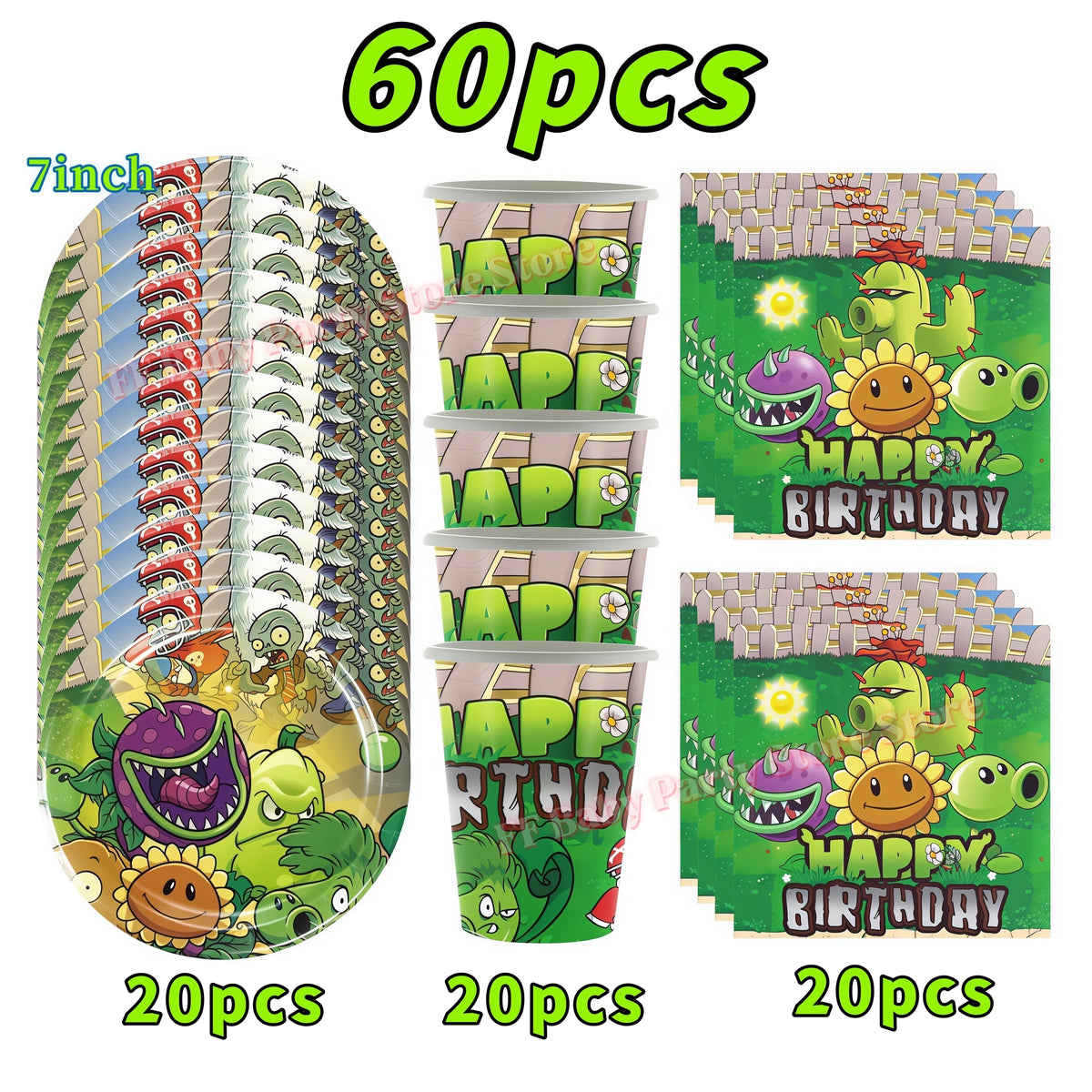 Plants vs. Zombies Birthday Party Decoration Kit