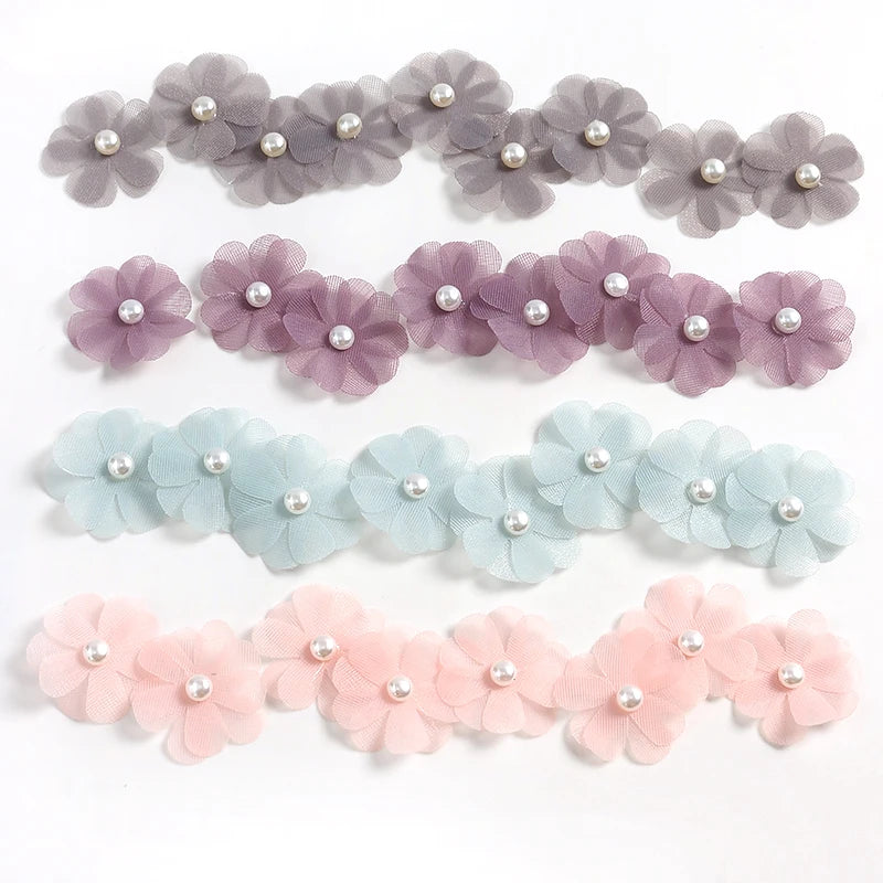 30/50 Pcs Artificial Silk Pearl Rose Heads – Wedding & Home Decor Artificial Silk Flowers Babs