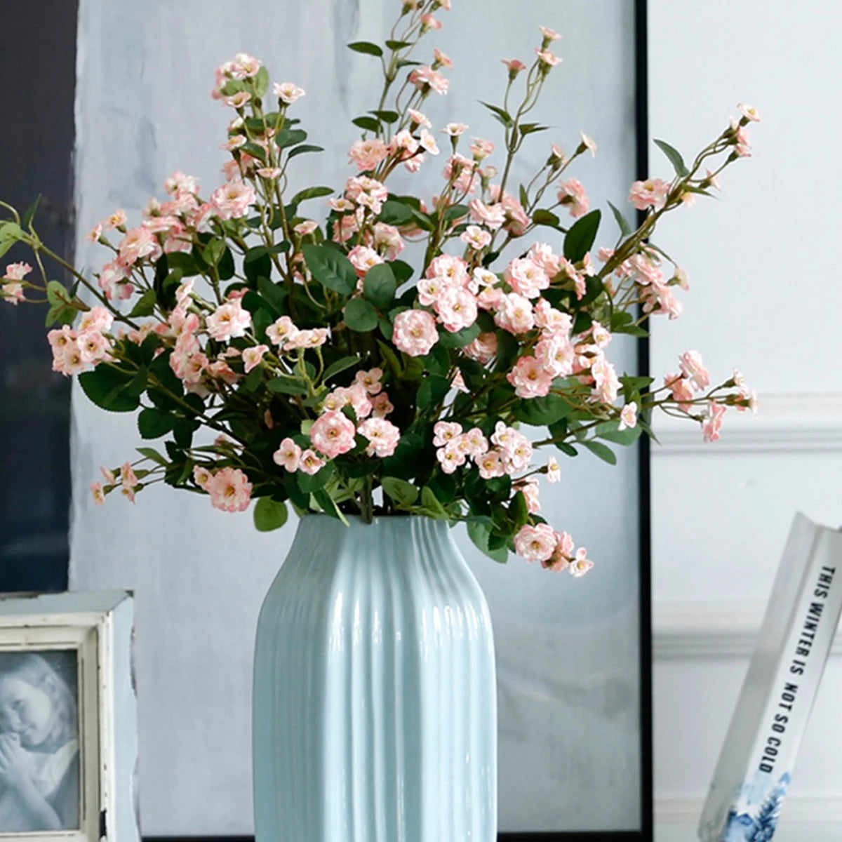Handmade Silk Daisy Bouquet – Artificial Flowers for Weddings & Home Artificial Flower Bouquet Babs