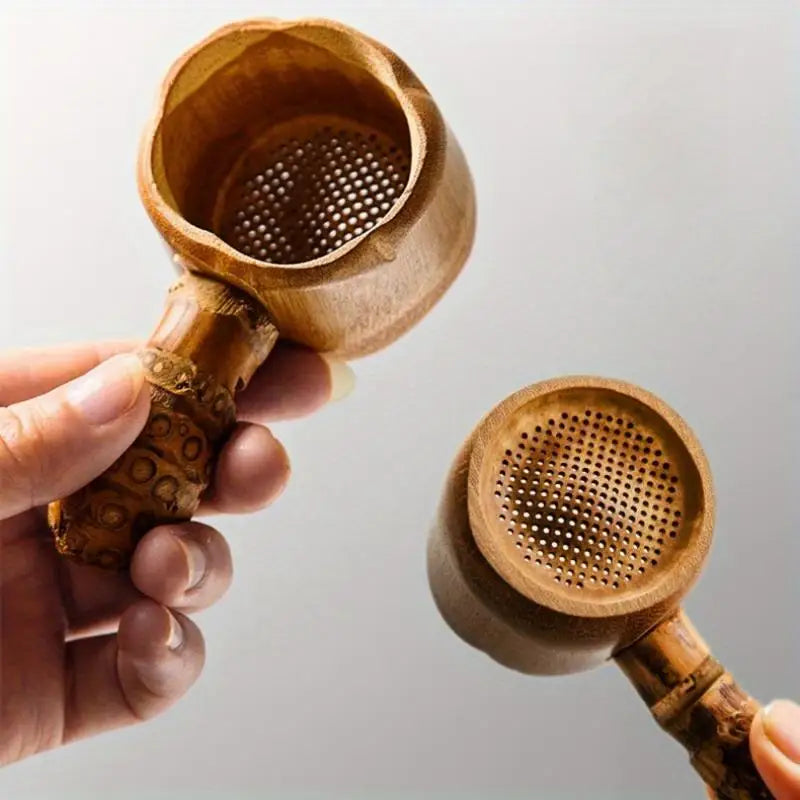 Bamboo Flower Tea Strainer Infuser & Filter | Eco Drinkware Tea Strainer Infuser Babs