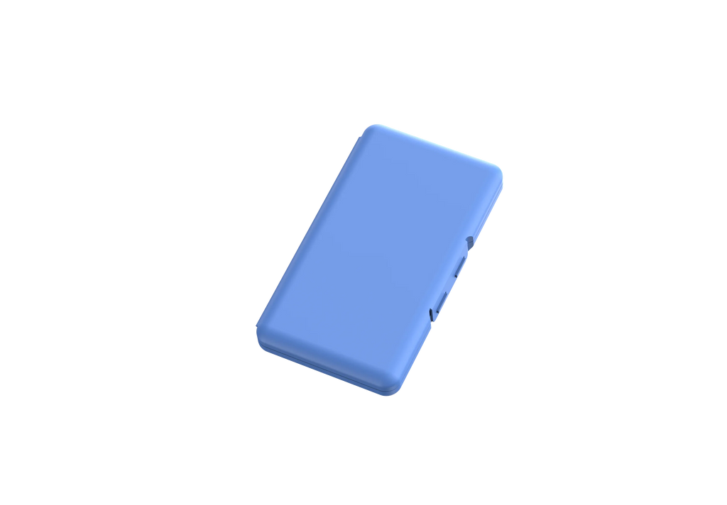 KEBIDUMEI Dual M.2 SSD Case – NVMe & SATA 2230–2280 Protection SSD Protective Case Babs Blue