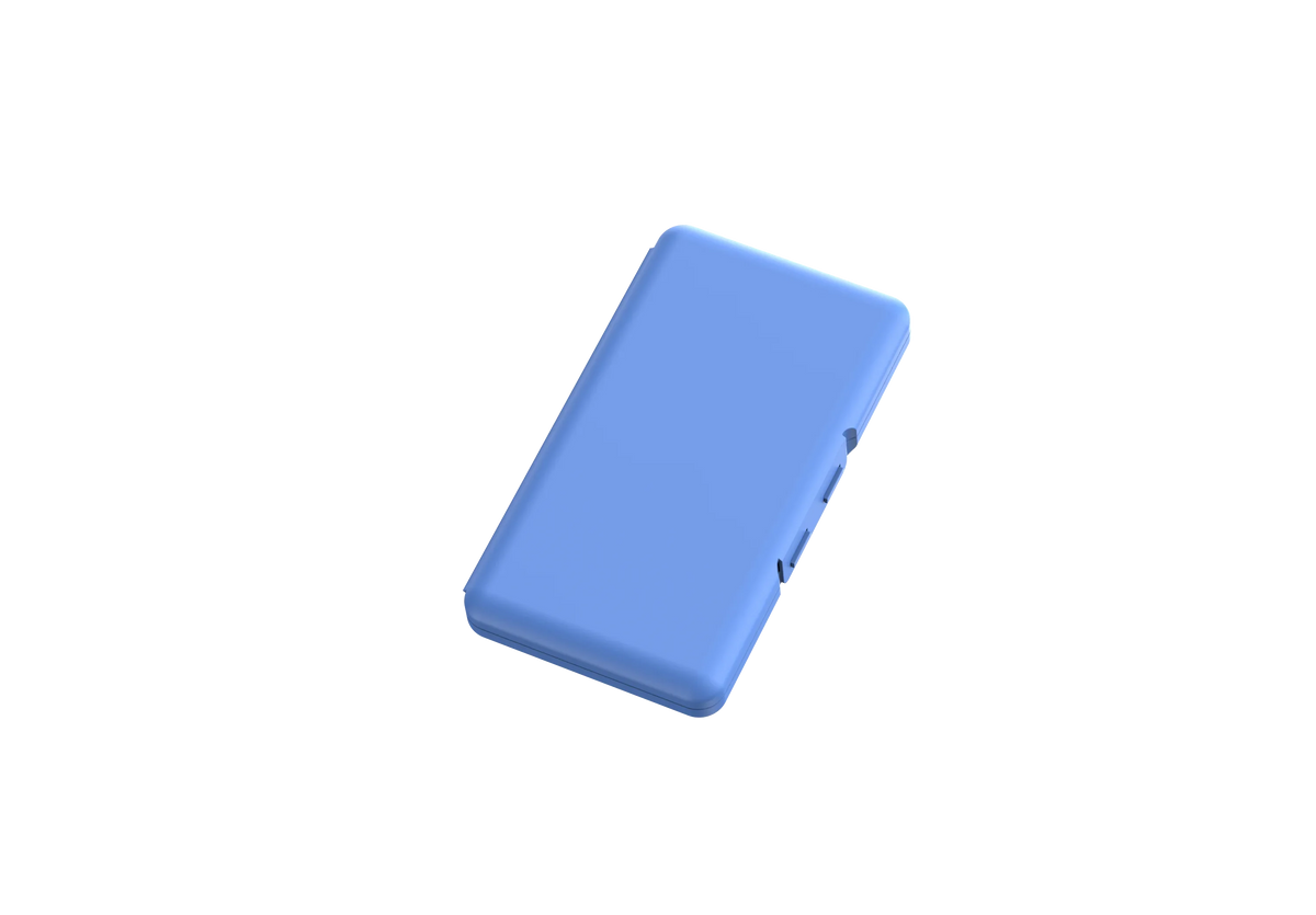 KEBIDUMEI Dual M.2 SSD Case – NVMe & SATA 2230–2280 Protection SSD Protective Case Babs Blue