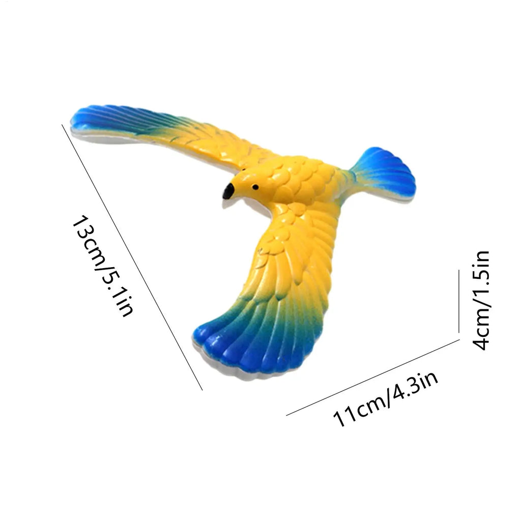Balancing Eagle Gravity Toy with Pyramid Stand | Desk Decor Novelty Gravity Toy Babs