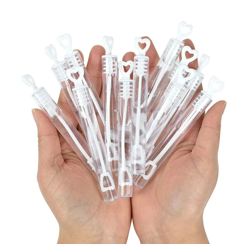20 Heart Wand Bubble Tubes – Wedding & Party Favors Party Favor Set Babs 20pcs