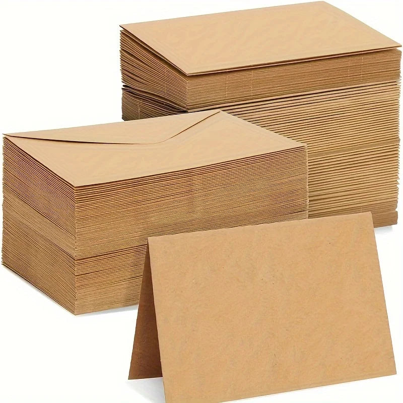 20/50pcs Kraft Paper Envelopes – Cards & Wedding Invitations Kraft Paper Envelopes Babs