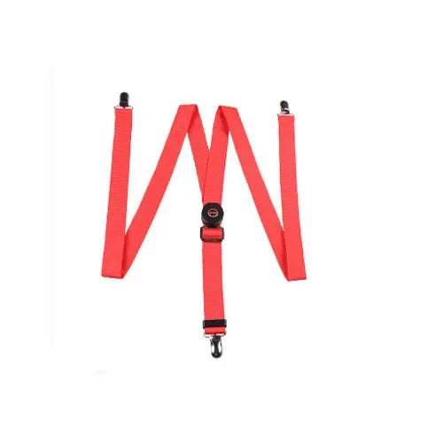 LED Light Up Suspenders & Bow Tie Set – Glow Party Costume LED Costume Accessories Babs red