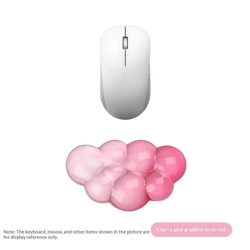 Cloud Silicone Wrist Rest for Keyboard & Mouse – Ergonomic Silicone Wrist Rest Babs A6