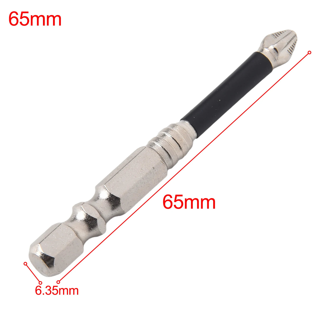 PH2 Magnetic Screwdriver Bit Alloy Steel Anti-Slip 25–150mm Screwdriver Bit Babs 65mm