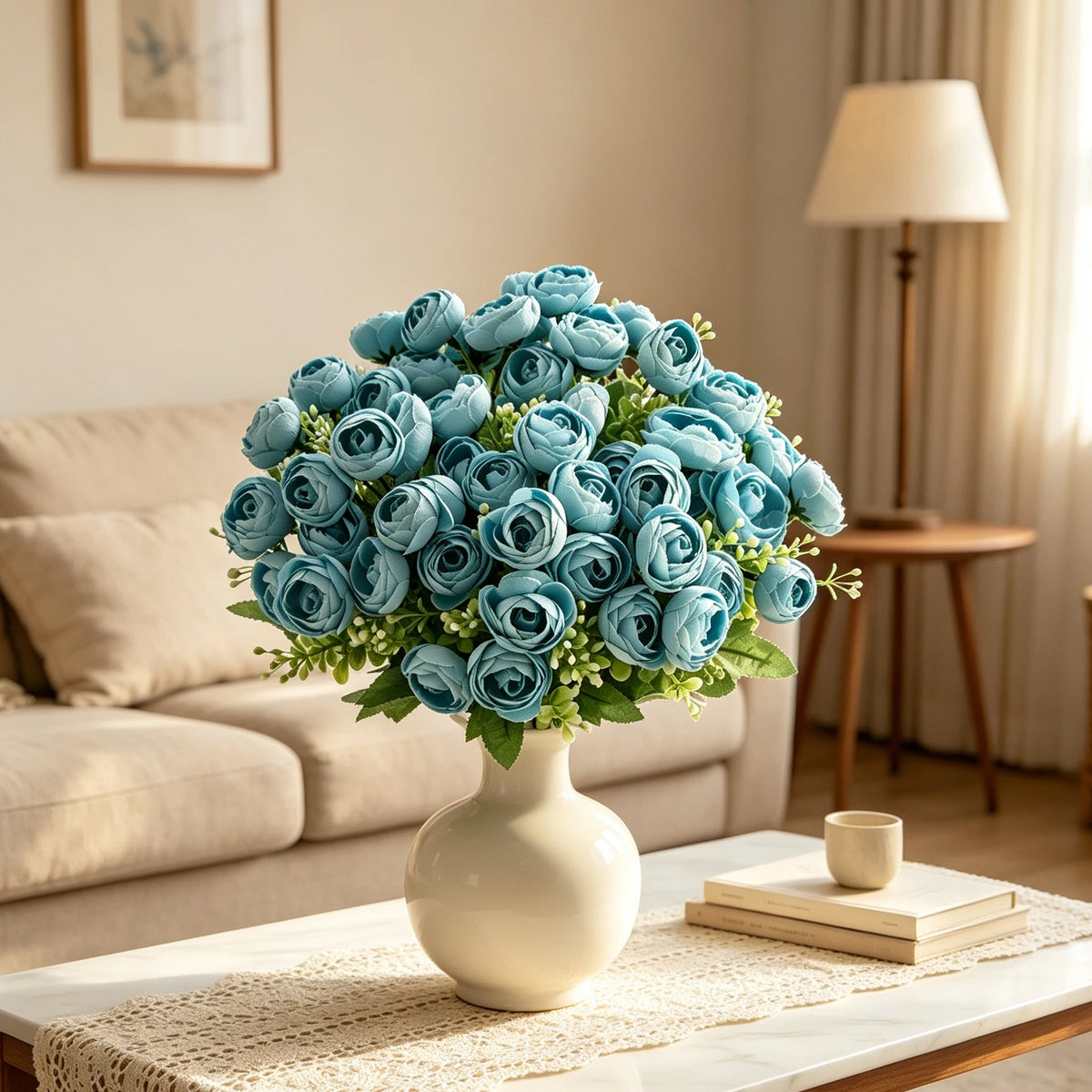 Silk Artificial Tea Bud Flowers – Wedding Bouquet & Home Decor Artificial Silk Flowers Babs