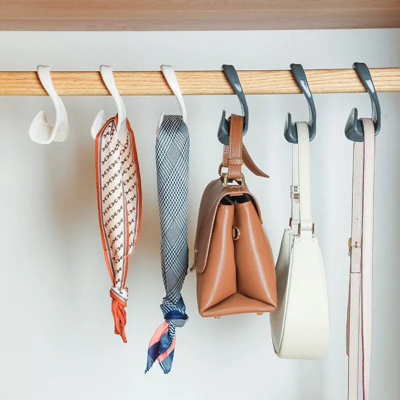 5-Pack Closet Rod Hooks – Handbag, Hat & Scarf Organizer Closet Organizer Hooks Babs