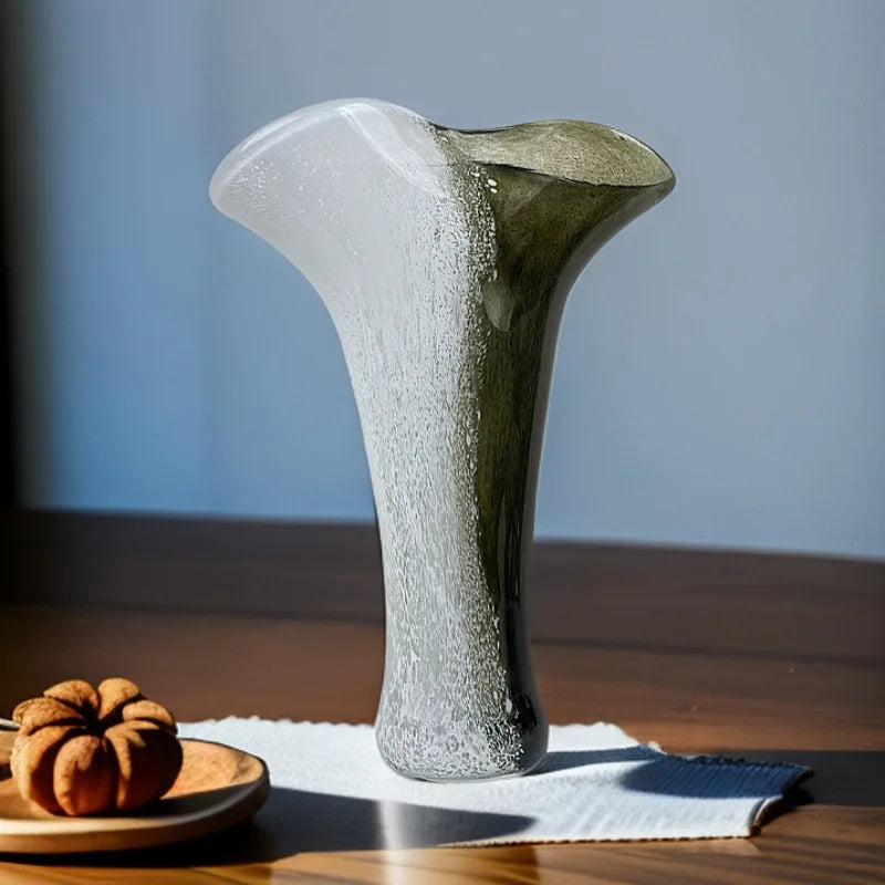 Modern Luxury Glass Vase | Minimalist Home Décor Flower Vase Decorative Glass Vase Babs