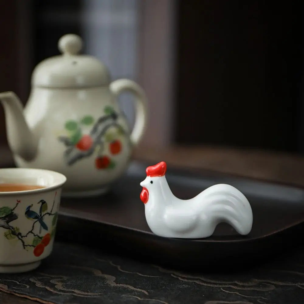 Cute Animal Ceramic Chopstick Holder & Utensil Rest Rack Chopstick Holder Babs