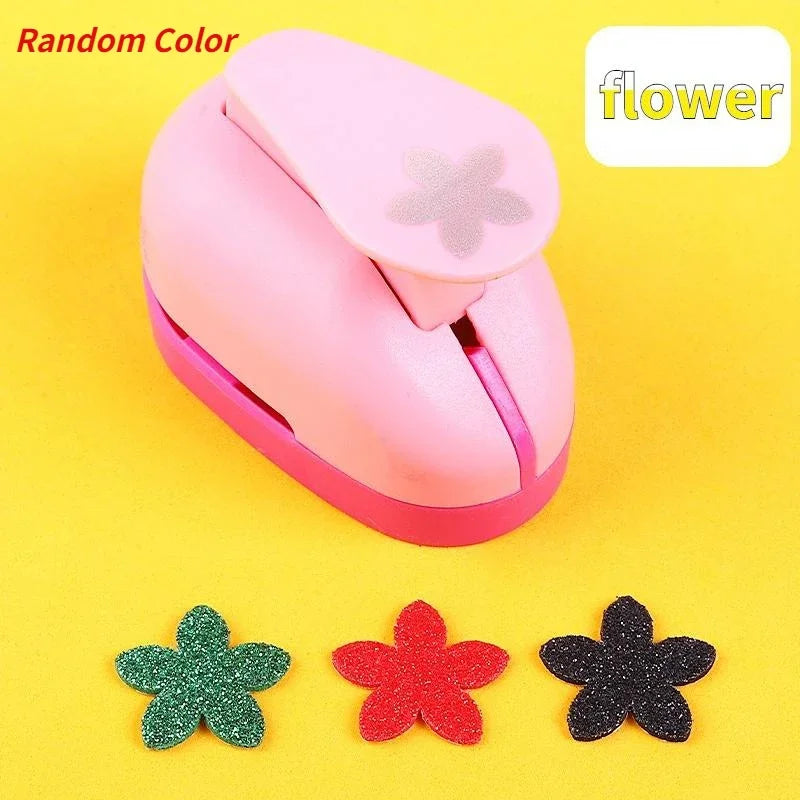 25mm Craft Hole Punch for Scrapbooking & Paper Embossing DIY Craft Hole Punch Babs Flower-random