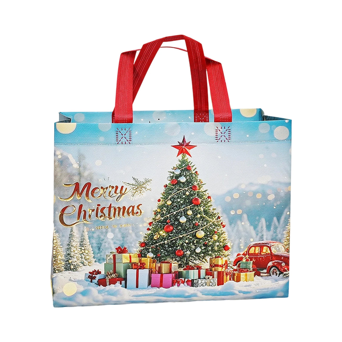 Reusable Non-Woven Christmas Gift Bags with Handles Christmas Gift Bags Babs One Size One Size G