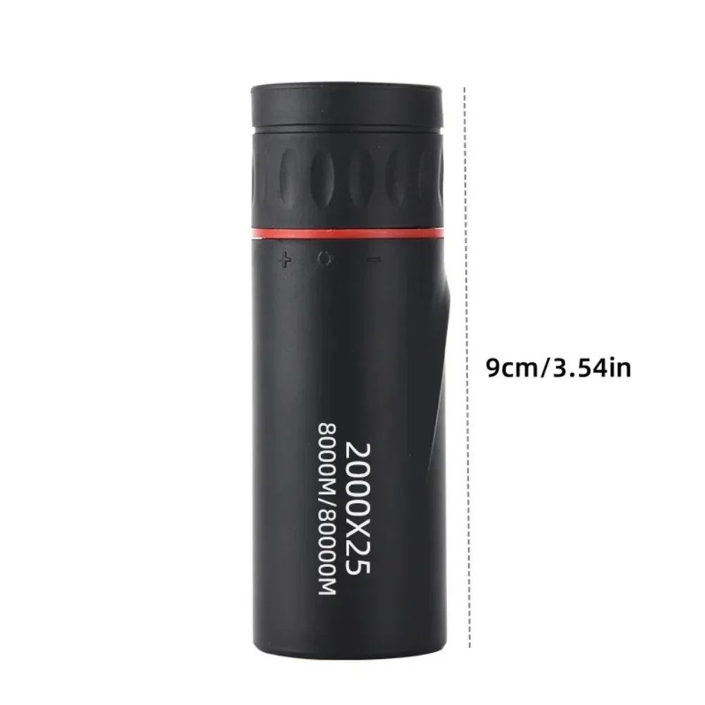 HD 2000x Monocular Telescope – Portable with Phone Holder Monocular Telescope Babs