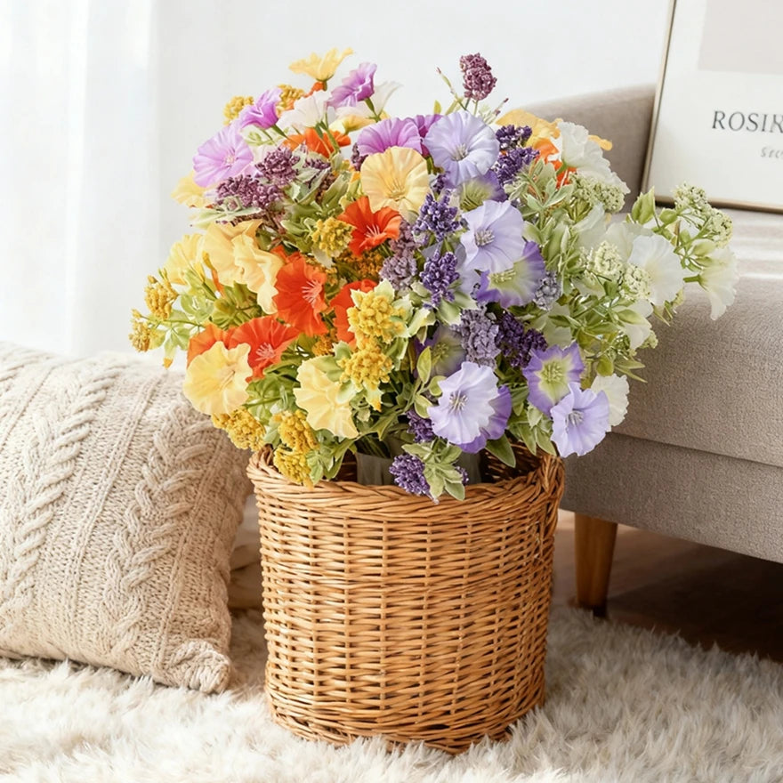 TTCY Silk Artificial Morning Glory Flowers – Wedding & Home Décor Artificial Silk Flowers Babs