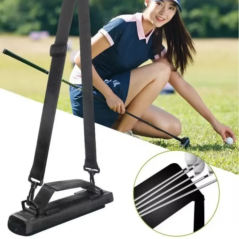 Golf Tee Holder Bag Clip – Polyester Holster & Buckle Golf Tee Holder Babs