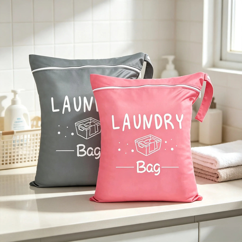 Large Travel Laundry Wet Bag – Gym, Pool, Yoga & Dorm Travel Laundry Bag Babs