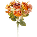 Silk Artificial Rose & Peony Bouquet – Wedding & Home Decor Artificial Flower Bouquet Babs color 5 3 pcs