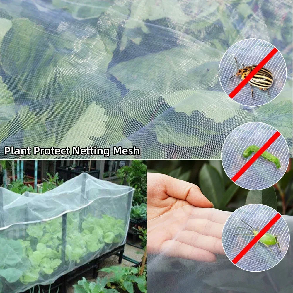 60 Mesh Garden Insect Netting – Vegetable, Fruit & Flower Cover Garden Insect Netting Babs