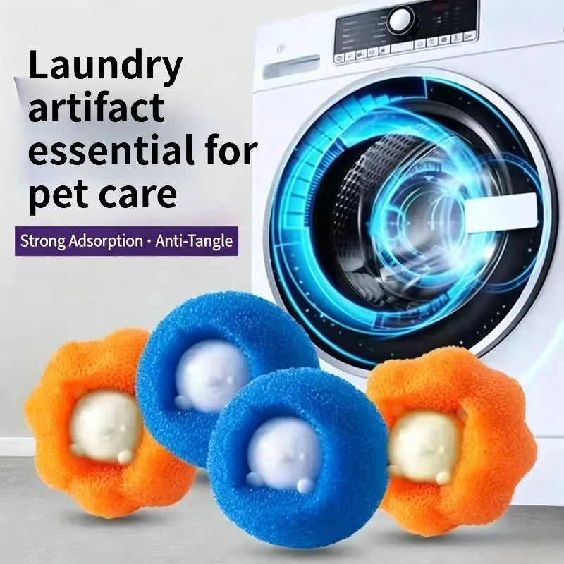 Laundry Hair Catcher Ball – Pet Lint & Fur Remover for Washer Laundry Cleaning Ball Babs