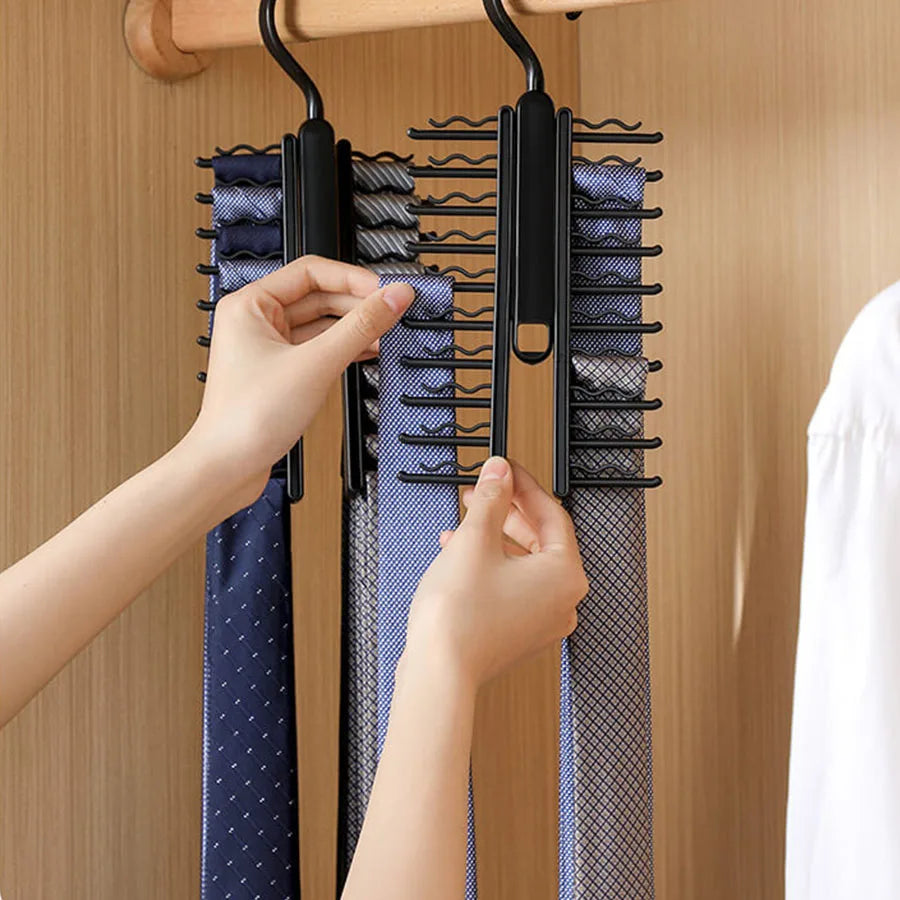 U-Shape Tie Scarf & Belt Organizer Rack | Multi-Use Holder Tie & Scarf Organizer Babs