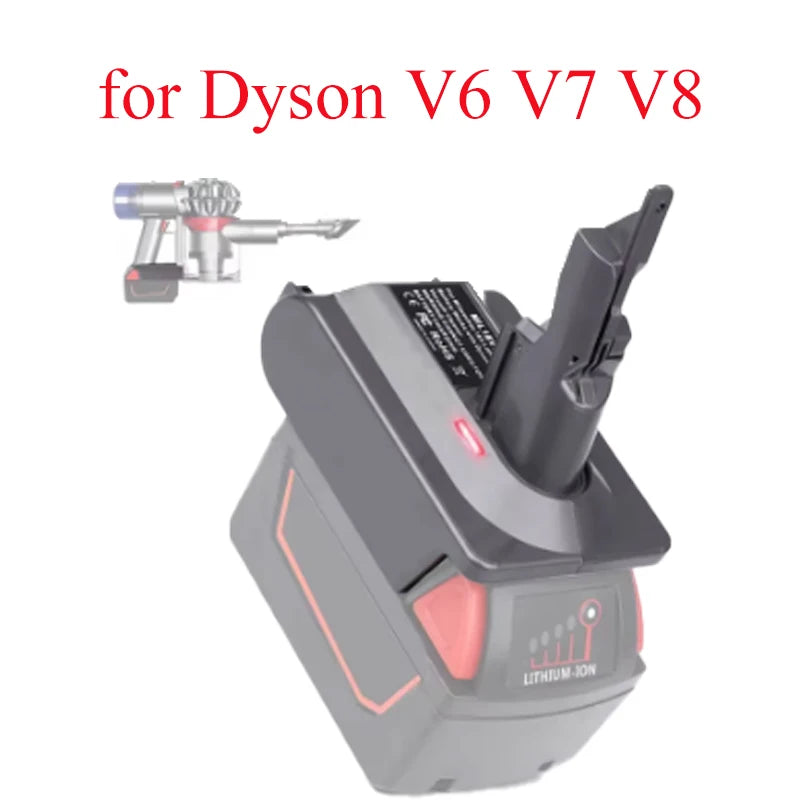 Makita 18V Battery Adapter for Dyson V6 V7 V8 | MT18V6 Battery Converter Adapter Babs