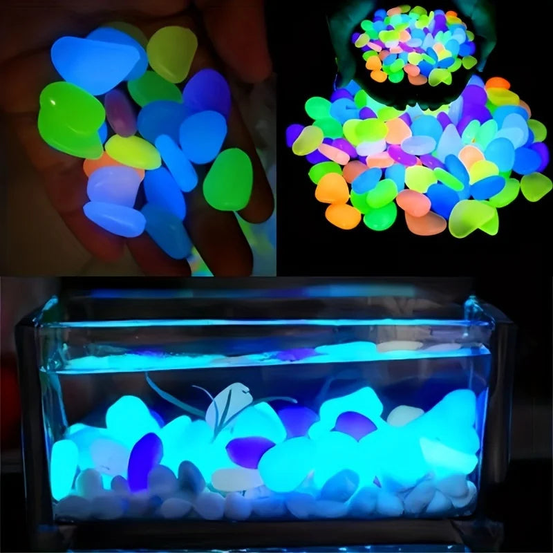 Glowing Garden Pebbles – Glow-in-the-Dark Rocks for Landscape Glowing Garden Pebbles Babs
