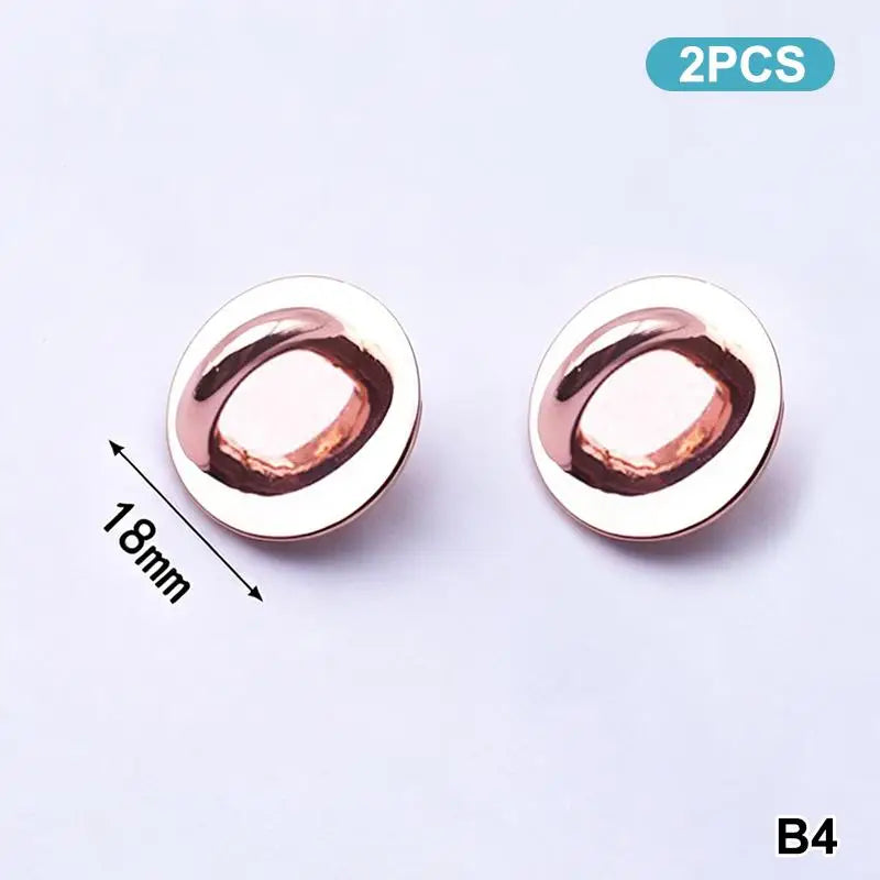 2pcs Adhesive Metal Phone Charm Holder & Keychain Hook Phone Charm Holder Babs B4
