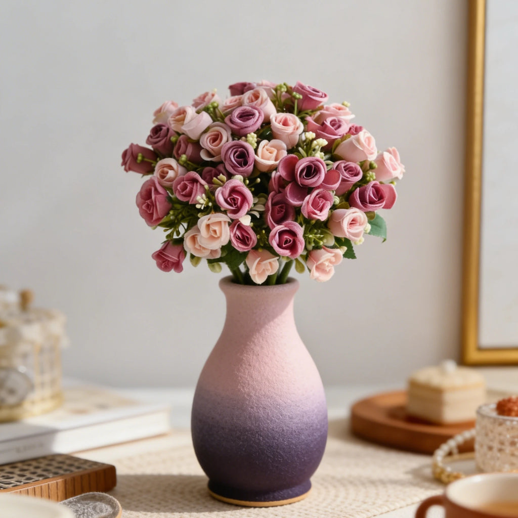 Silk Artificial Flower Bouquet for Wedding & Home Décor Artificial Silk Flowers Babs