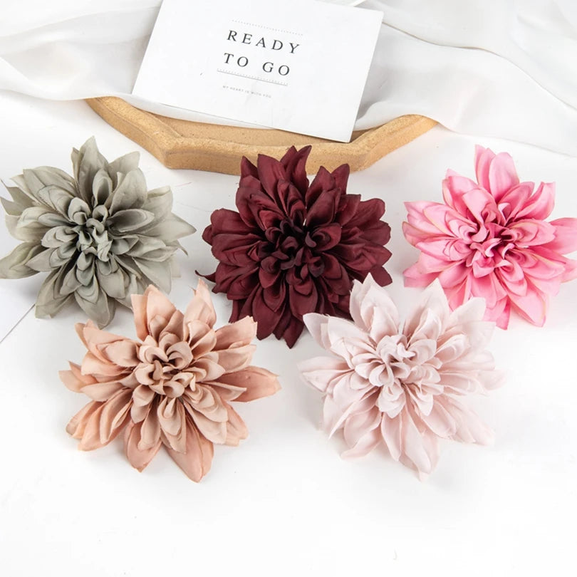 50/100pcs Silk Gerbera Artificial Flowers – Wedding & Party Decor Artificial Silk Flowers Babs